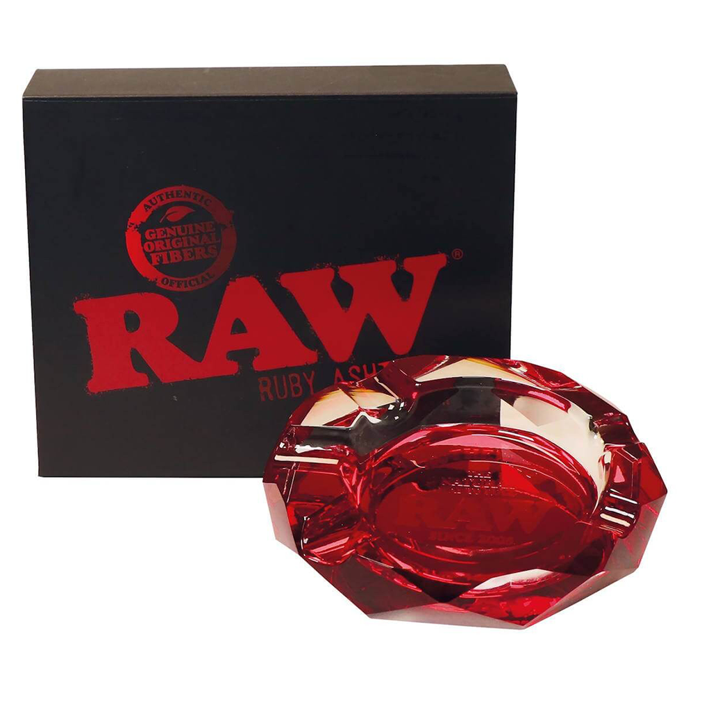 Cenicero Raw Ruby Red
