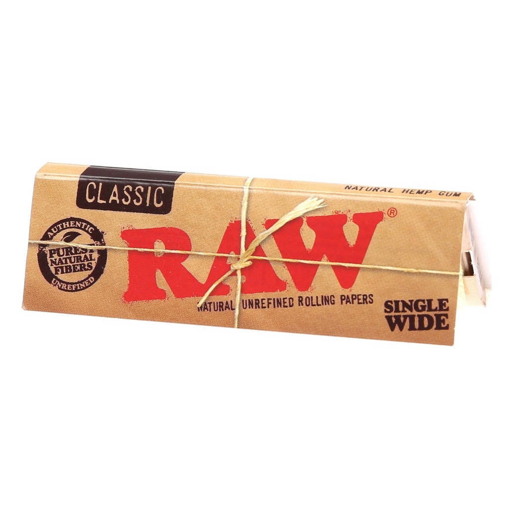 Hojillas Raw Classic Single Wide - Pack 12x