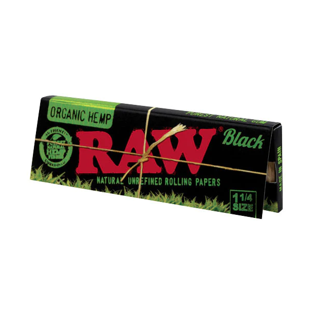 Hojillas Raw Black Organic 1.1/4 - Display 24x