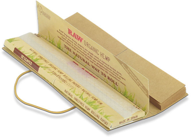 Hojillas Raw Organic Connoisseur King Size Filtros - Display 24x