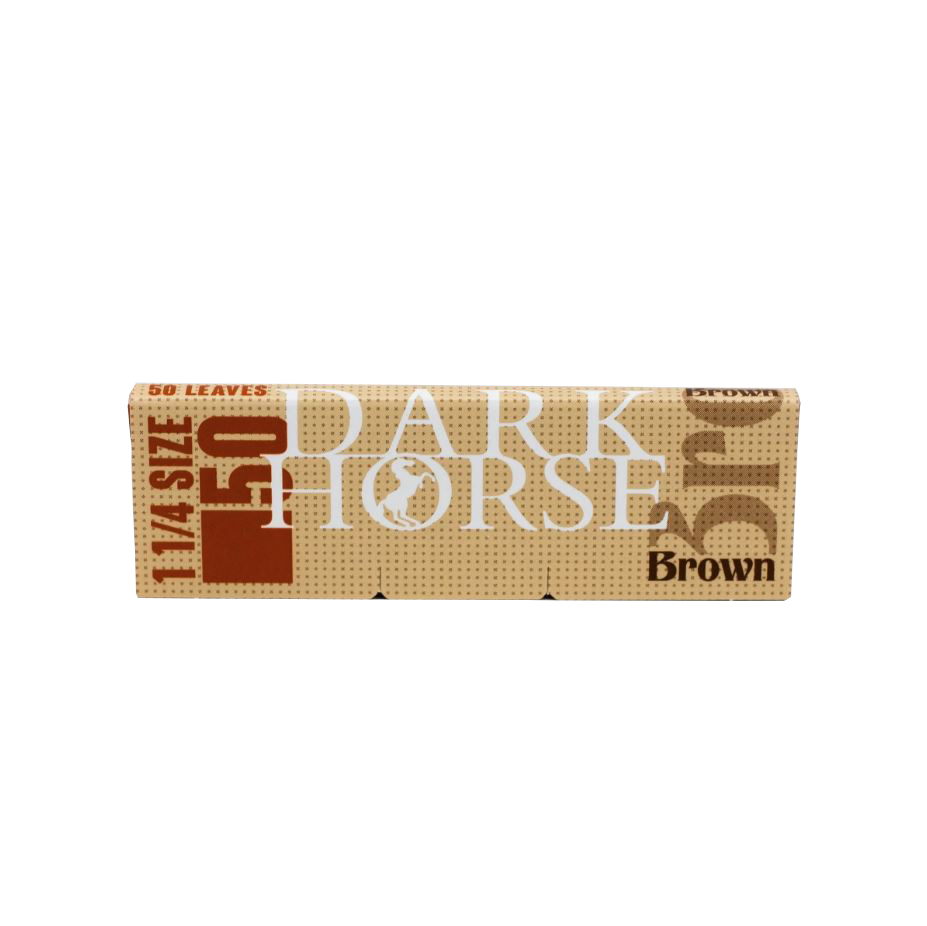 Hojillas Dark Horse Brown 1.1/4 - Display 25x
