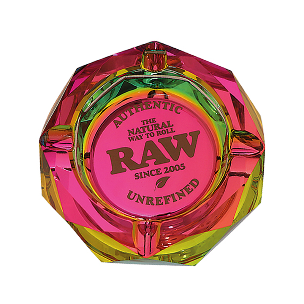 Cenicero Raw Cristal Rainbow
