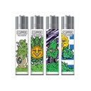 [CLCOL09] Encendedores CLIPPER - Colección Weed UY - Display 24x