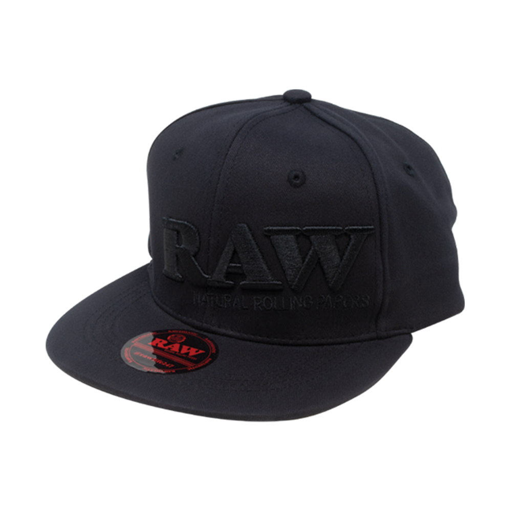 Gorra Raw Color Negro Visera Recta