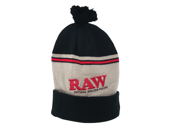 Gorro Raw Invierno Negro/Beige