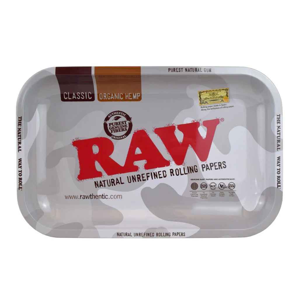 Bandeja Raw Metal Camuflaje Gris Small