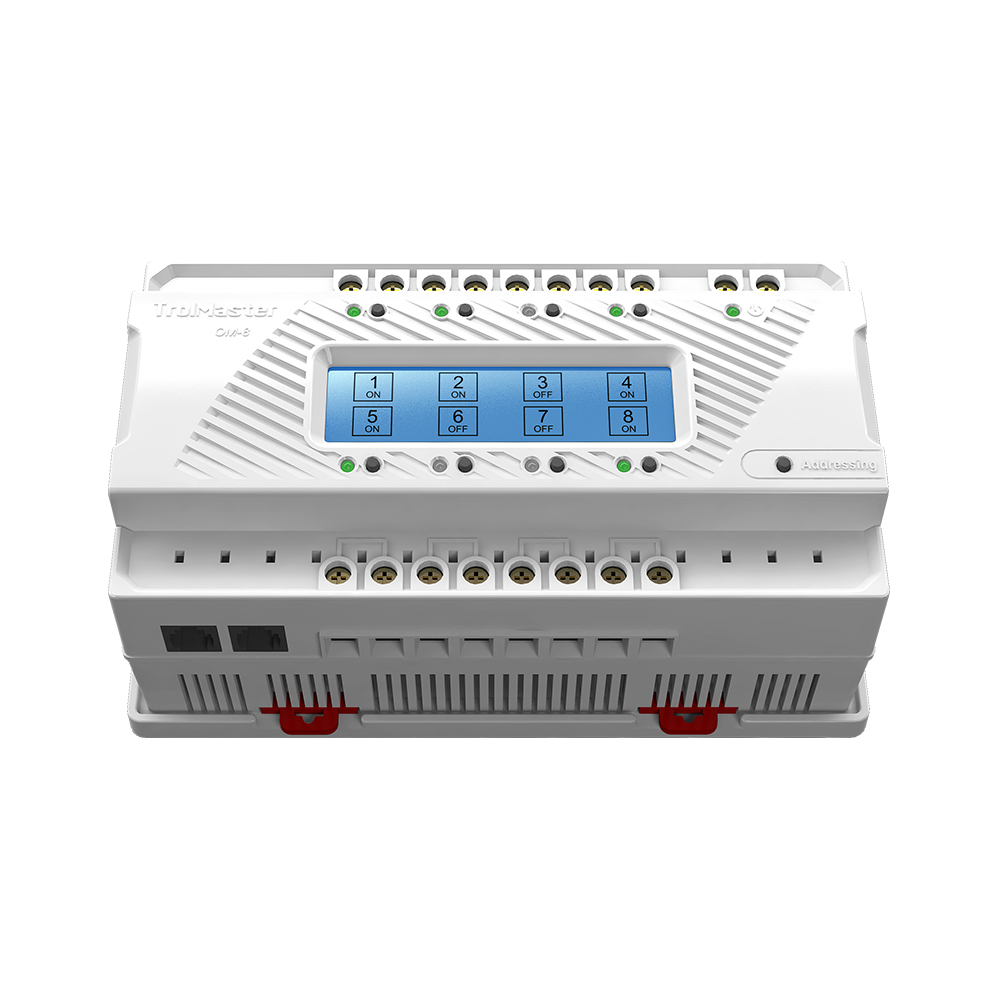 TrolMaster Placa 8x Dry Contact/Relé OM-8