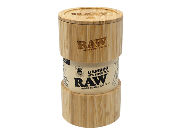 Cargador Conos Bambú Raw Six Shooter