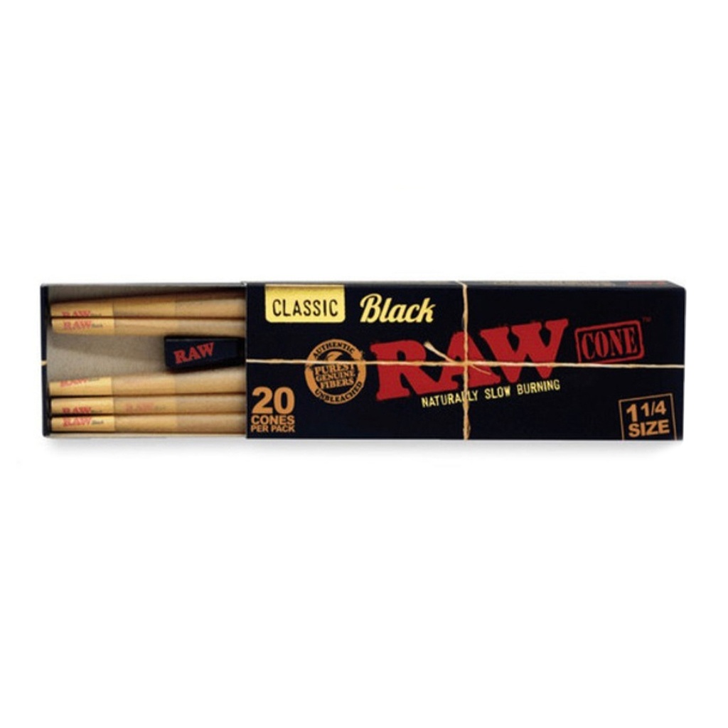 [RAWBCO14] Conos Raw Black 20 x 1.1/4