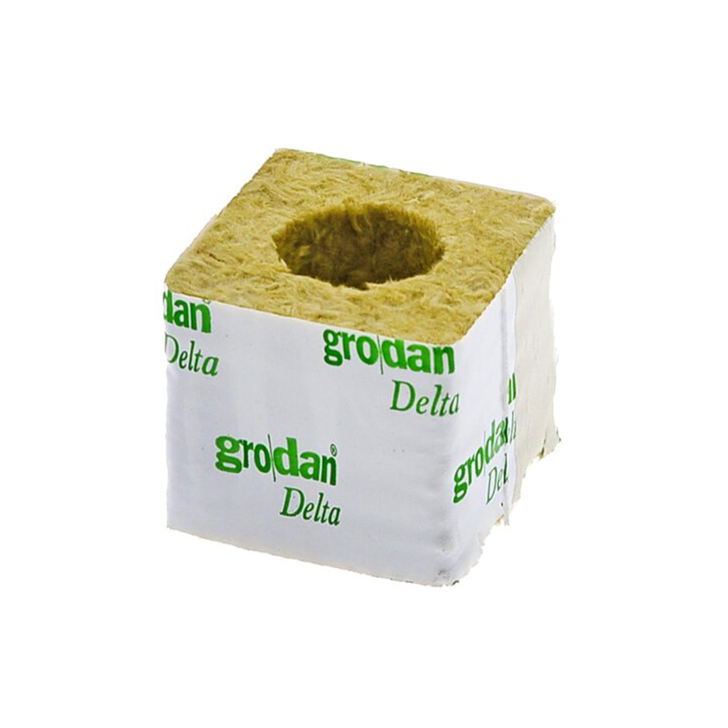 Grodan Delta Taco Lana Roca de 75x75x65 mm - Pack 20 Uds. - DESCONTINUADO