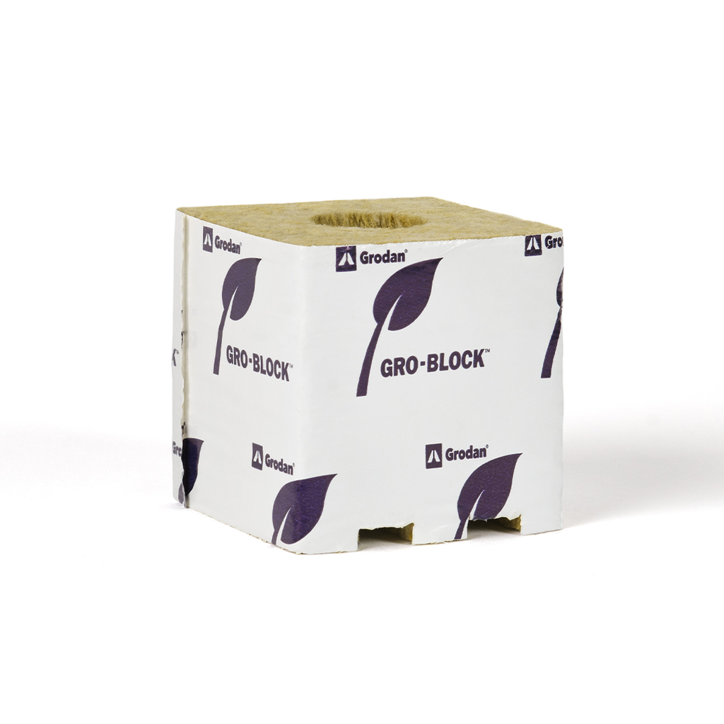 Grodan Improved Gro-Block Taco Lana Roca de 100x100x65 mm - Pack 20 Uds.