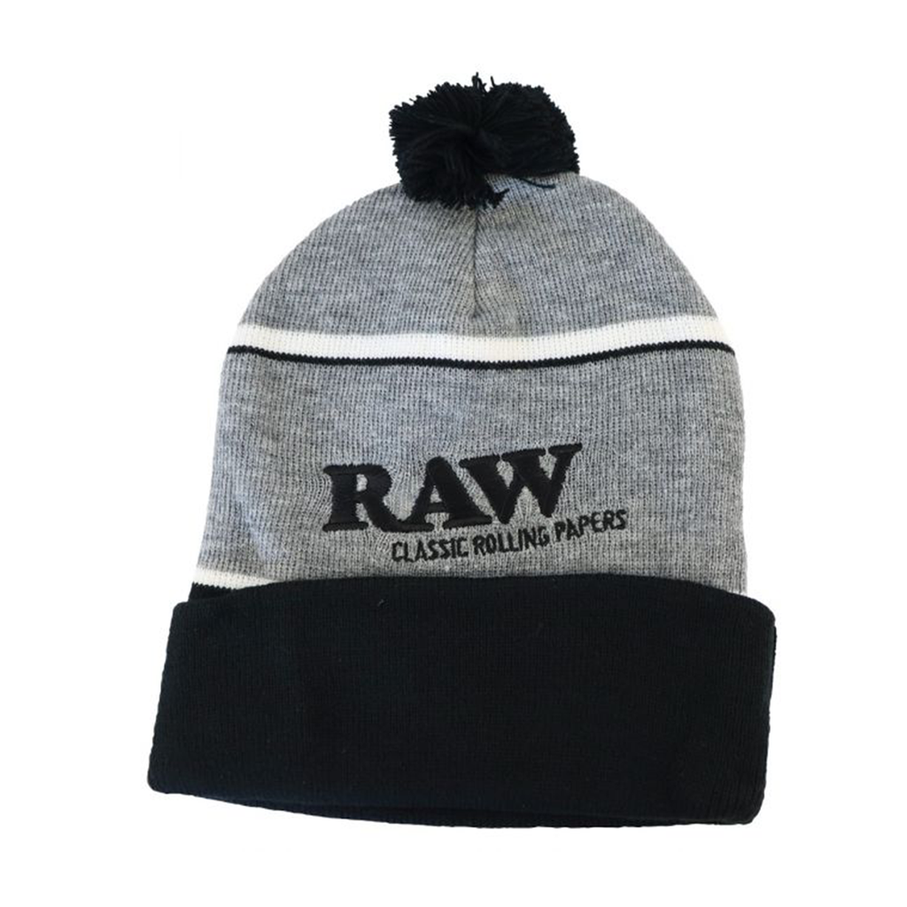 Gorro Raw Invierno Negro/Gris