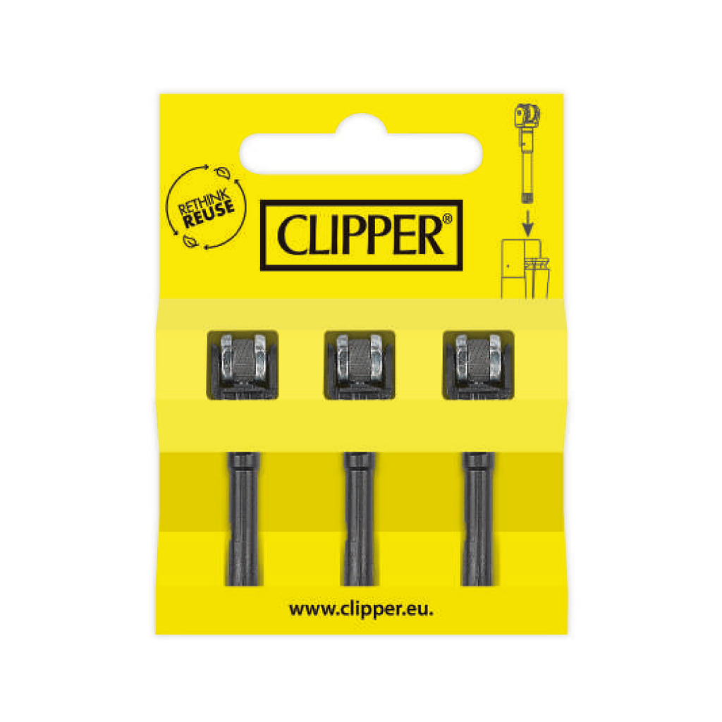 CLIPPER - Repuesto Piedra Encendedor - Pack 3 Uds.