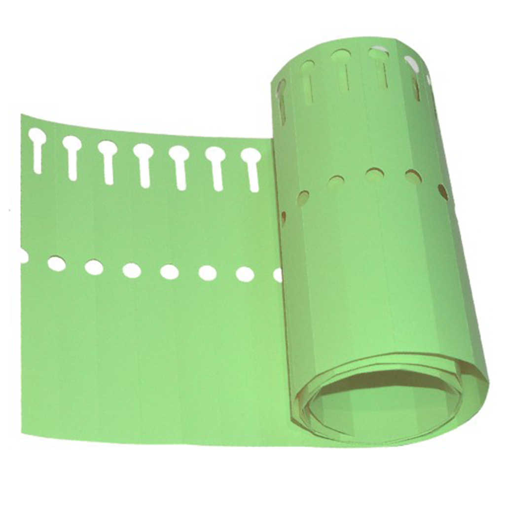 Etiqueta Verde Doblar 1,3 x 12 cm - Pack 100 Uds.