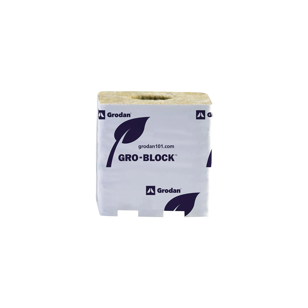 Grodan Improved Glo-Block Taco Lana Roca de 75x75x65 mm - Pack 20 Uds.