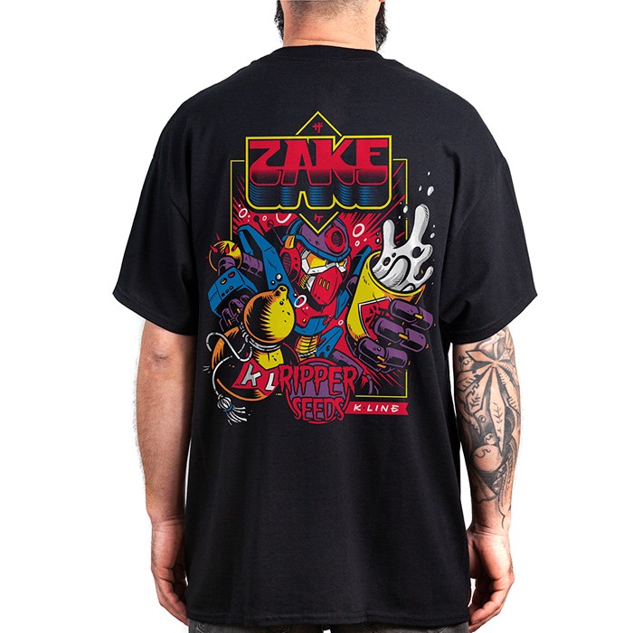 [RSRZAM] Remera RS Negra ZAKE - M