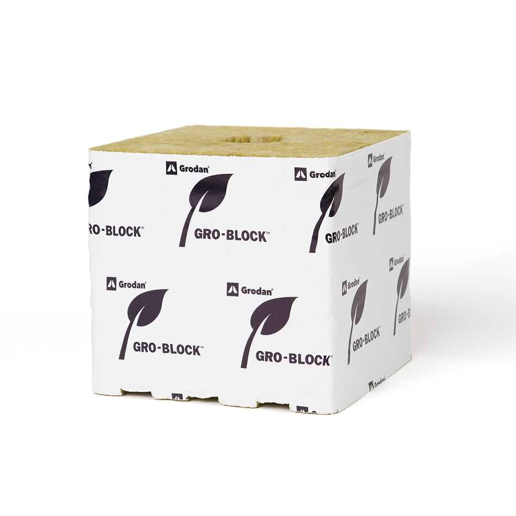 [GR340299] Grodan Improved Gro-Block Taco Lana Roca de 200x200x195 mm - Unidad