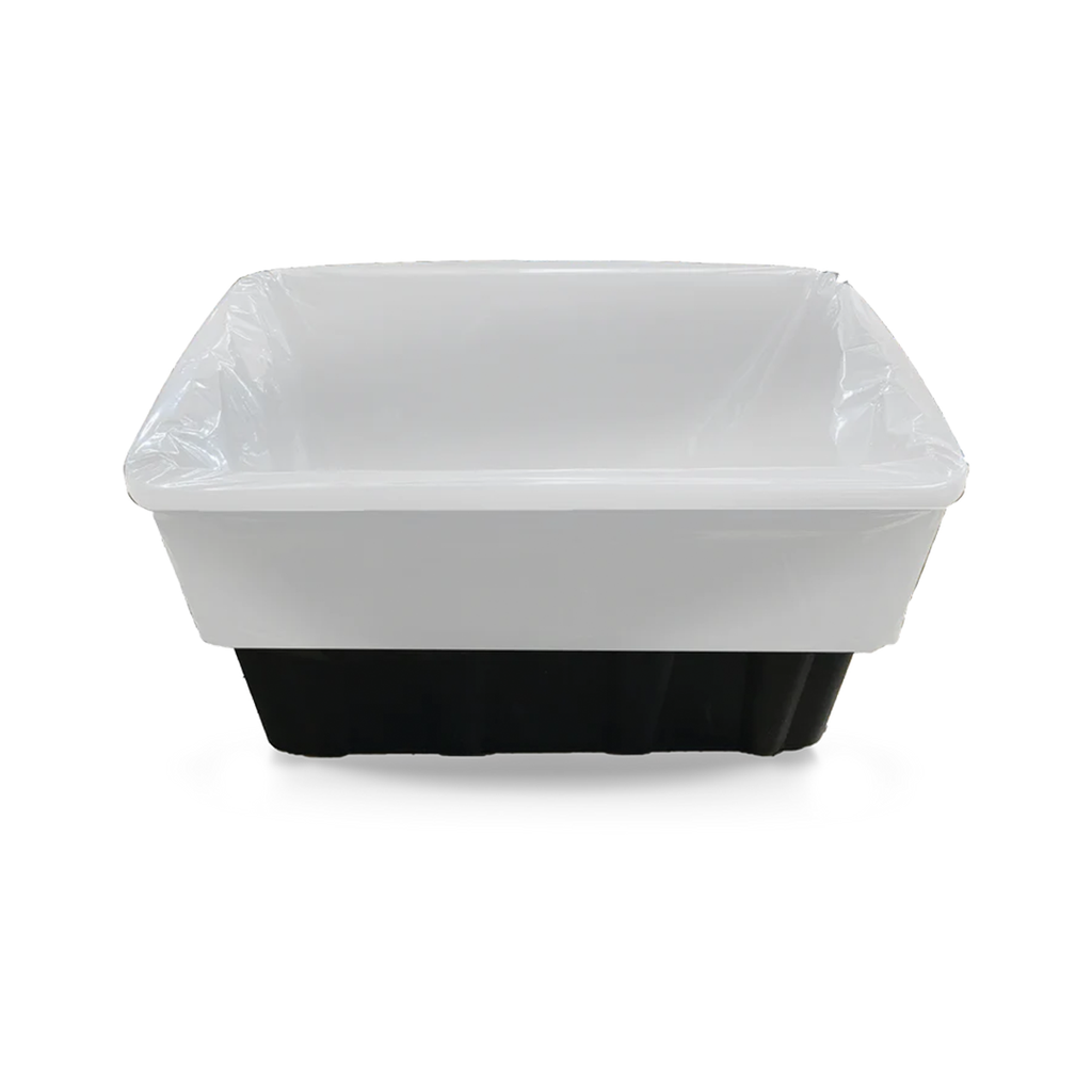 [GBWT100] Grove Bags White Tote Liner Cuadrada - 100 litros (27 gal) - 1 Un.
