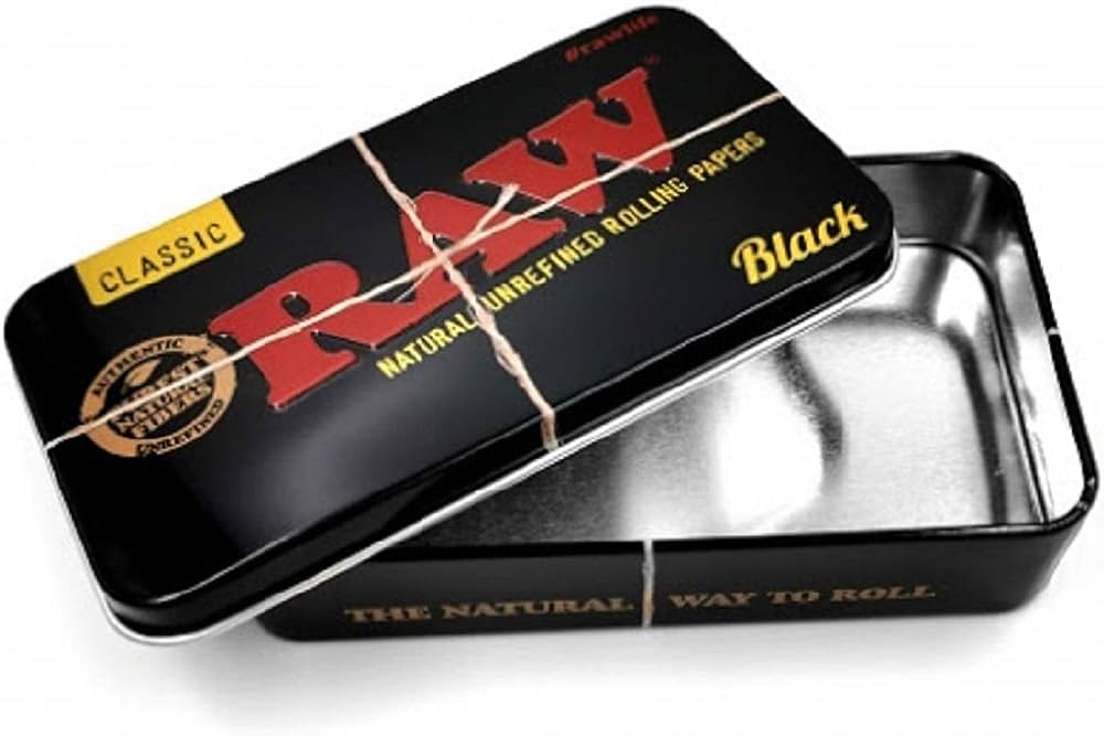 Caja Raw Black Metal Tin