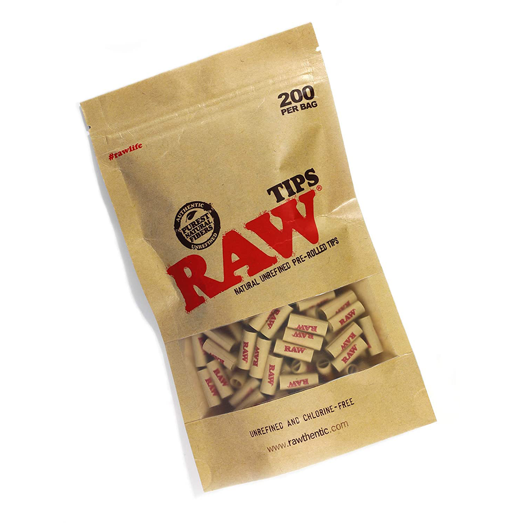 Filtros Raw Bolsa 200 x Pre-Rolled