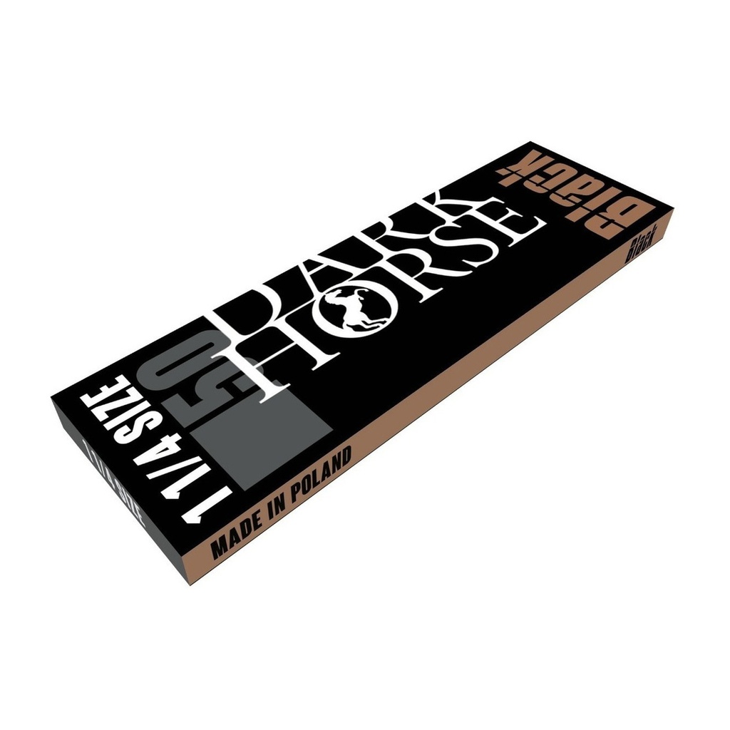 Hojillas Dark Horse Black 1.1/4 - Display 25x