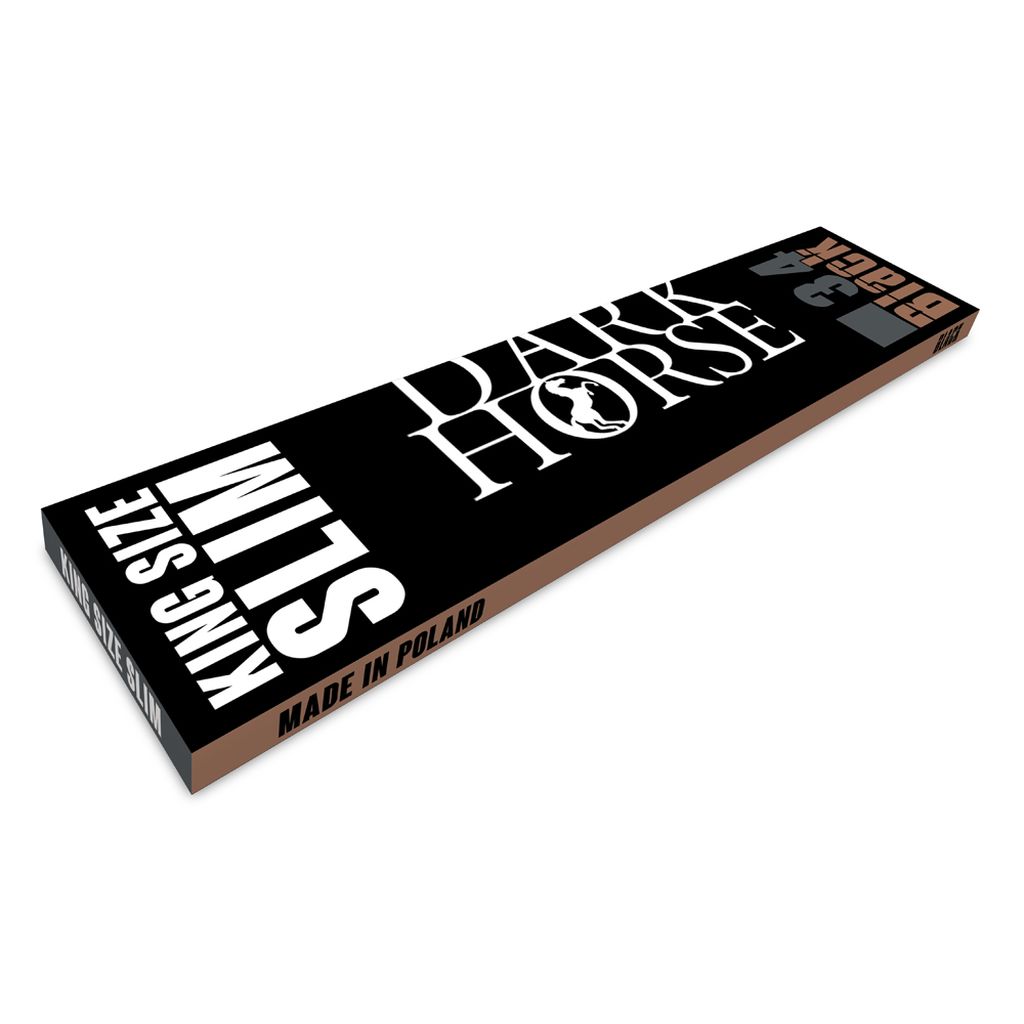 Hojillas Dark Horse Black King Size - Display 25x