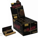 Hojillas Raw Black Connoisseur 1.1/4 con Filtros - Display 24x