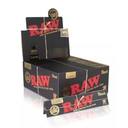 Hojillas Raw Black King Size Slim - Pack 25x