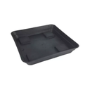 [PCN15] Plato Cuadrado Negro 15 x 15 cm