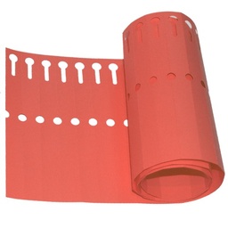 [ETA4] Etiqueta Roja Doblar 1,3 x 12 cm - Pack 100 Uds.