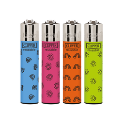 [CLCOL27] Encendedores CLIPPER - Colección Minimalistic - Display 48x