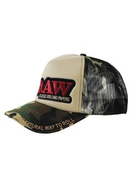 [RAWGO09] Gorra Raw Trucker Camuflaje Beige con Poker