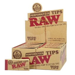 [RAWTWPK] Filtro Raw Wide Perforated - Pack 25x